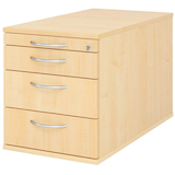 Artikelbild 1 für HAMMERBACHER TC30 Rollcontainer ahorn 4 Auszüge 42,8 x 80,0 x 51,2 cm, Artikelnummer 375376