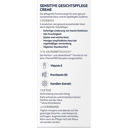 Artikelbild 8 für NIVEA MEN SENSITIVE 24H FEUCHTIGKEIT GESICHTSPFLEGE Gesichtscreme 75,0 ml, Artikelnummer 579629