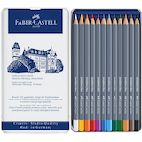 Artikelbild 1 für FABER-CASTELL Goldfaber Aqua Aquarellstifte farbsortiert, 12 St., Artikelnummer 491725