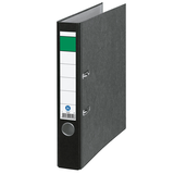 Artikelbild 1 für Grüner Balken Ordner schwarz marmoriert Karton 5,0 cm DIN A4, 1 St., Artikelnummer 665257