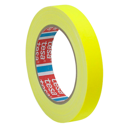 Artikelbild für tesa Gewebeband gelb 19,0 mm x 25,0 m 1 Rolle, Artikelnummer 438309