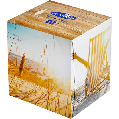Artikelbild 5 für alouette Taschentücherbox Balsam 3-lagig weiß, 56 Tücher, Artikelnummer 549727