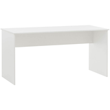 Artikelbild 1 für MÖBELPARTNER 500 Schreibtisch weiß rechteckig, Wangen-Gestell weiß 150,0 x 65,0 cm, Artikelnummer 823894