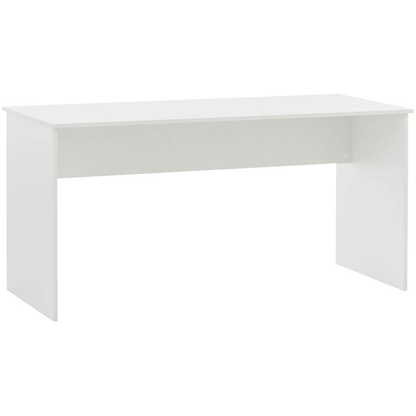 Artikelbild für MÖBELPARTNER 500 Schreibtisch weiß rechteckig, Wangen-Gestell weiß 150,0 x 65,0 cm, Artikelnummer 823894
