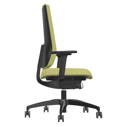 Artikelbild 2 für Dauphin Bürostuhl Indeed operator Stoff grün, Gestell schwarz, Artikelnummer 125569