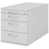 Artikelbild 1 für HAMMERBACHER TC30 Rollcontainer lichtgrau 4 Auszüge 42,8 x 80,0 x 51,2 cm, Artikelnummer 375388