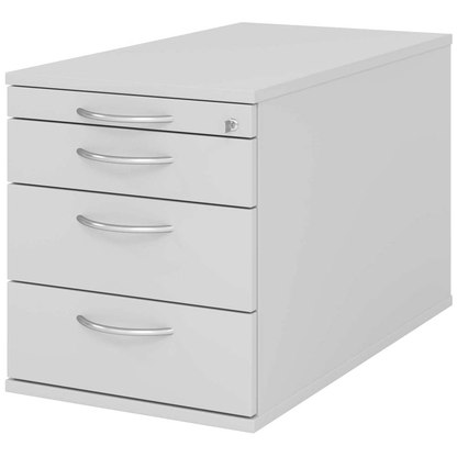 Artikelbild für HAMMERBACHER TC30 Rollcontainer lichtgrau 4 Auszüge 42,8 x 80,0 x 51,2 cm, Artikelnummer 375388