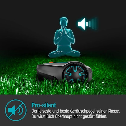 Artikelbild 3 für AKTION: GARDENA SILENO minimo Mähroboter für bis zu 500 m², mit 1 Akku mit Prämie nach Registrierung, Artikelnummer 627394