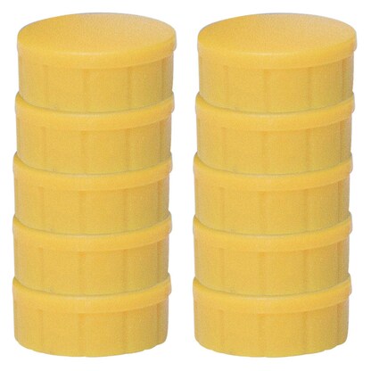 Artikelbild für MAUL Magnete gelb, Kunststoff Ø 1,5 cm, 10 St., Artikelnummer 642909