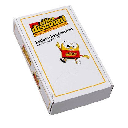 Artikelbild 3 für office discount Lieferscheintaschen Kunststoff DIN lang 250 St., Artikelnummer 624726