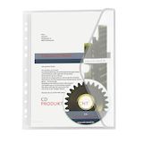 Artikelbild 1 für FolderSys Dokumententaschen DIN A4 transparent genarbt 0,20 mm, 10 St., Artikelnummer 641753