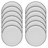 Artikelbild 1 für ID Fine Teller Modest Black Lona grau Ø 19,0 cm, 12 St., Artikelnummer 633729