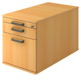 Artikelbild 1 für HAMMERBACHER TC20 Rollcontainer buche 3 Auszüge 42,8 x 80,0 x 51,2 cm, Artikelnummer 862336