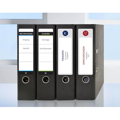 Artikelbild 7 für AVERY Zweckform Ordneretiketten L4761-25 weiß, 30 Blatt, Artikelnummer 345629