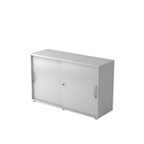 Artikelbild 1 für HAMMERBACHER Schiebetürenschrank 1752S, V1752S/5/5/BM lichtgrau 1 Fachboden 120,0 x 40,0 x 74,8 cm, Artikelnummer 375847