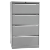 Artikelbild 1 für BISLEY Hängeregistraturschrank lichtgrau 4 Schubladen 80,0 x 62,2 x 132,1 cm, 1 St., Artikelnummer 581512