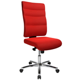 Artikelbild 1 für office discount Bürostuhl Unni Med Deluxe Stoff rot, Gestell chrom, Artikelnummer 367983