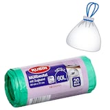 Artikelbild 1 für RUBIN Müllbeutel 60,0 l grün, 20 St., Artikelnummer 213112