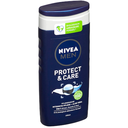 Artikelbild für NIVEA MEN PROTECT & CARE Duschgel 250 ml, Artikelnummer 458994