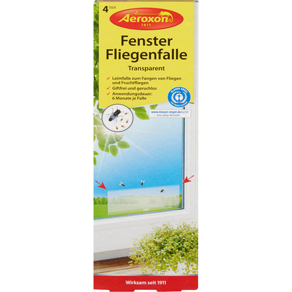 Artikelbild für Aeroxon Fliegenfänger transparent, 4 St., Artikelnummer 972729