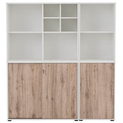 Artikelbild 12 für MÖBELPARTNER Regalschrank 400, 701775 weiß, wildeiche 151,1 cm 41,0 cm, 1 St., Artikelnummer 773992