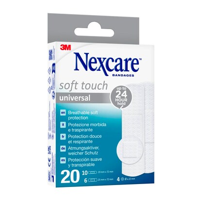 Artikelbild 6 für Nexcare™ Pflaster Soft Touch Universal N0520ASNEW weiß, 20 St., Artikelnummer 154407