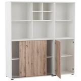 Artikelbild 1 für MÖBELPARTNER Regalschrank 400, 701775 weiß, wildeiche 151,1 cm 41,0 cm, 1 St., Artikelnummer 773992