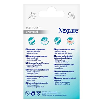 Artikelbild 7 für Nexcare™ Pflaster Soft Touch Universal N0520ASNEW weiß, 20 St., Artikelnummer 154407