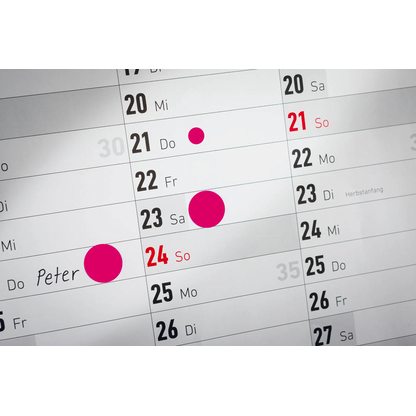 Artikelbild 3 für AVERY Zweckform Klebepunkte 3850 magenta Ø 10,0 mm, 800 St., Artikelnummer 416103