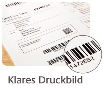 Artikelbild 4 für AVERY Zweckform Versandetiketten 8018-300 weiß 199,6 x 143,5 mm, 300 Blatt, Artikelnummer 433654