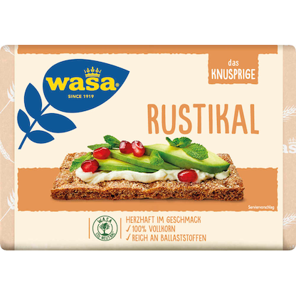 Artikelbild für wasa® Rustikal Knäckebrot 275,0 g, 1 St., Artikelnummer 798187
