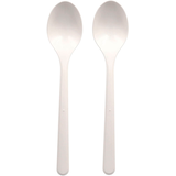 Artikelbild 1 für circulware RESBONSIBLES Mehrweg-Löffel, Kunststoff weiß, 50 St., Artikelnummer 889194