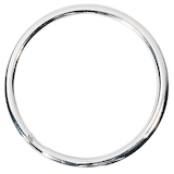 Artikelbild 1 für WEDO Schlüsselring silber, 100 St., Artikelnummer 404027