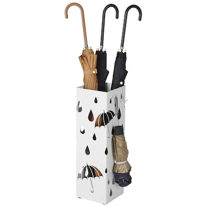 Artikelbild für SONGMICS Schirmständer LUC49W weiß, Metall, Artikelnummer 439519