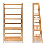 Artikelbild 1 für relaxdays Bücherregal Bambus braun 57,0 x 31,0 x 120,0 cm, 1 St., Artikelnummer 518953