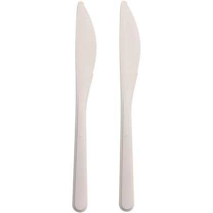 Artikelbild für circulware RESBONSIBLES Mehrweg-Messer, Kunststoff weiß, 50 St., Artikelnummer 889177