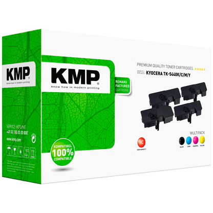 Artikelbild 2 für KMP cyan, magenta, gelb Toner kompatibel zu KYOCERA TK-5440K/C/M/Y, 4er-Set, Artikelnummer 617979
