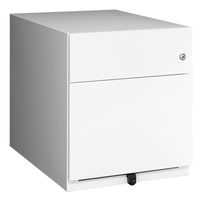 Artikelbild für BISLEY Note Rollcontainer verkehrsweiß 2 Auszüge 42,0 x 56,5 x 49,5 cm, Artikelnummer 272524