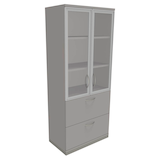 Artikelbild 1 für fm Aktenschrank Sidney, 4260267328668 lichtgrau 2 Fachböden 80,0 x 44,2 x 186,9 cm, Artikelnummer 371935