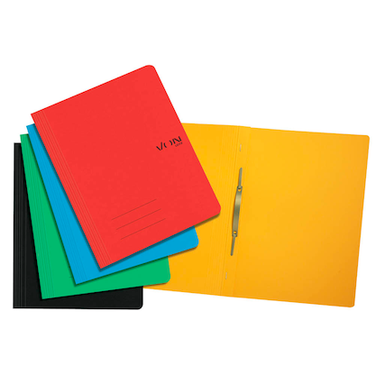 Artikelbild für VON LEITZ Schnellhefter Karton farbsortiert DIN A4, 5 St., Artikelnummer 636029