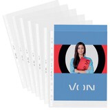 Artikelbild 1 für VON LEITZ Prospekthüllen DIN A4 transparent genarbt 0,065 mm, 100 St., Artikelnummer 635419