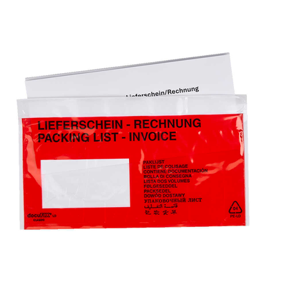 Artikelbild 2 für office discount Lieferscheintaschen Kunststoff DIN lang 250 St., Artikelnummer 624726