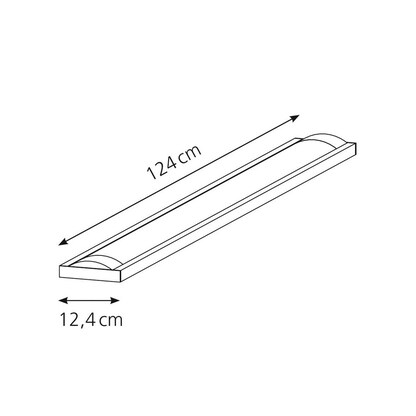 Artikelbild 3 für Hansa LED 40-124 LED Deckenleuchte lichtgrau 41 W, Artikelnummer 202198