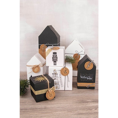 Artikelbild 6 für Rayher Faltschachteln Haus klein weiß 12 St., Artikelnummer 284283