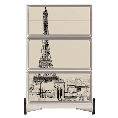 Artikelbild 3 für PAPERFLOW easyBox Business Rollcontainer weiß, bunt 62125 4 Auszüge 39,0 x 43,6 x 64,2 cm, Artikelnummer 215289