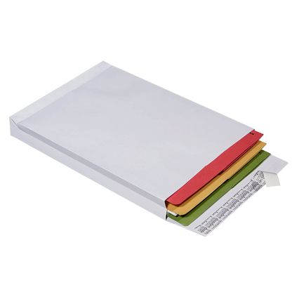 Artikelbild 2 für dundee Faltentaschen DIN B4 ohne Fenster weiß mit 4,0 cm Falte, 10 St., Artikelnummer 612046