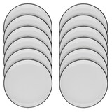 Artikelbild 1 für ID Fine Teller Modest Black Lona grau Ø 17,0 cm, 12 St., Artikelnummer 633739