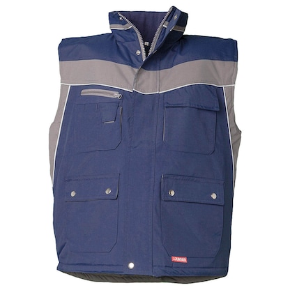 Artikelbild für PLANAM® unisex Winterweste PLALINE marine, zink Größe 3XL, Artikelnummer 736797