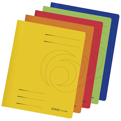 Artikelbild für herlitz Schnellhefter easy orga Karton farbsortiert DIN A4, 10 St., Artikelnummer 369177