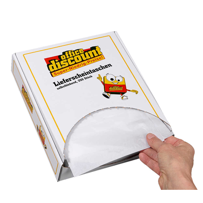 Artikelbild 5 für office discount Lieferscheintaschen Kunststoff DIN C5 250 St., Artikelnummer 624700